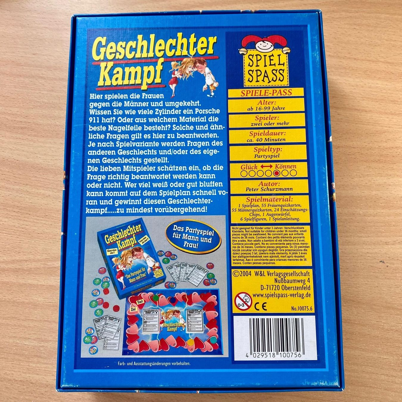 Giochi: Gesellschaftsspiel Geschlechterkampf - Top Zustand! – Nuovo (secondo la descrizione) da Krauchthal venduto da SamsPuce 1