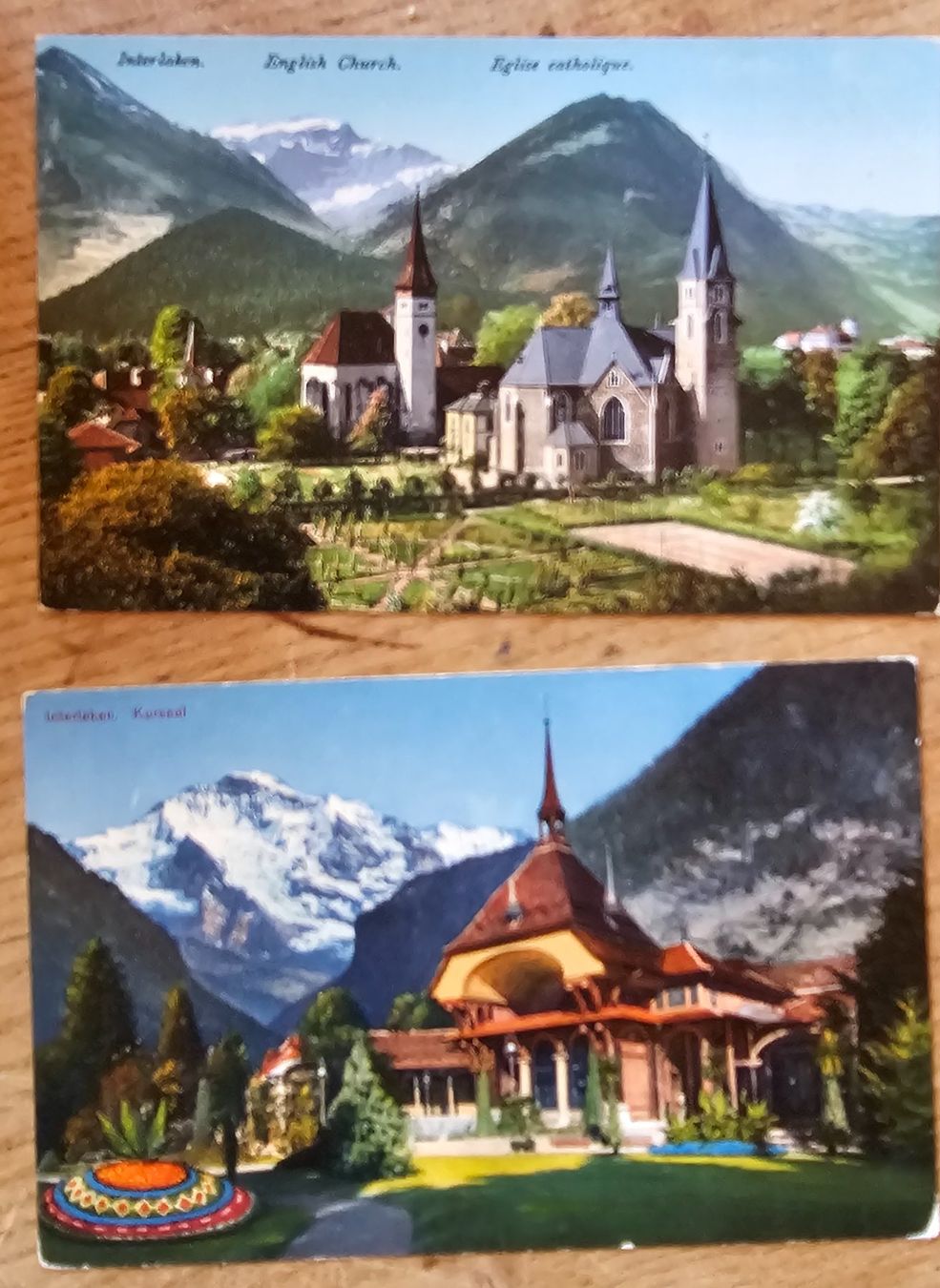 Cartes postales: 2 AK INTERLAKEN, ungelaufen – D'occasion à Les Valettes par Nuba1