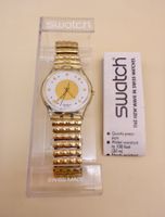 * SWATCH GOLDEN WALTZ * MIT ORIGINAL BOX * WIE NEU !  *