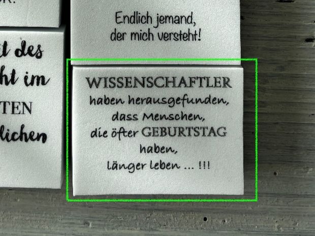 Timbri: LaBlanche Stempel Spruch '...Wissenschaftler...' 1-teilig – Usato da Glattfelden venduto da Qwerasdf