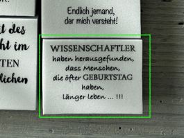 LaBlanche Stempel Spruch '...Wissenschaftler...' 1-teilig