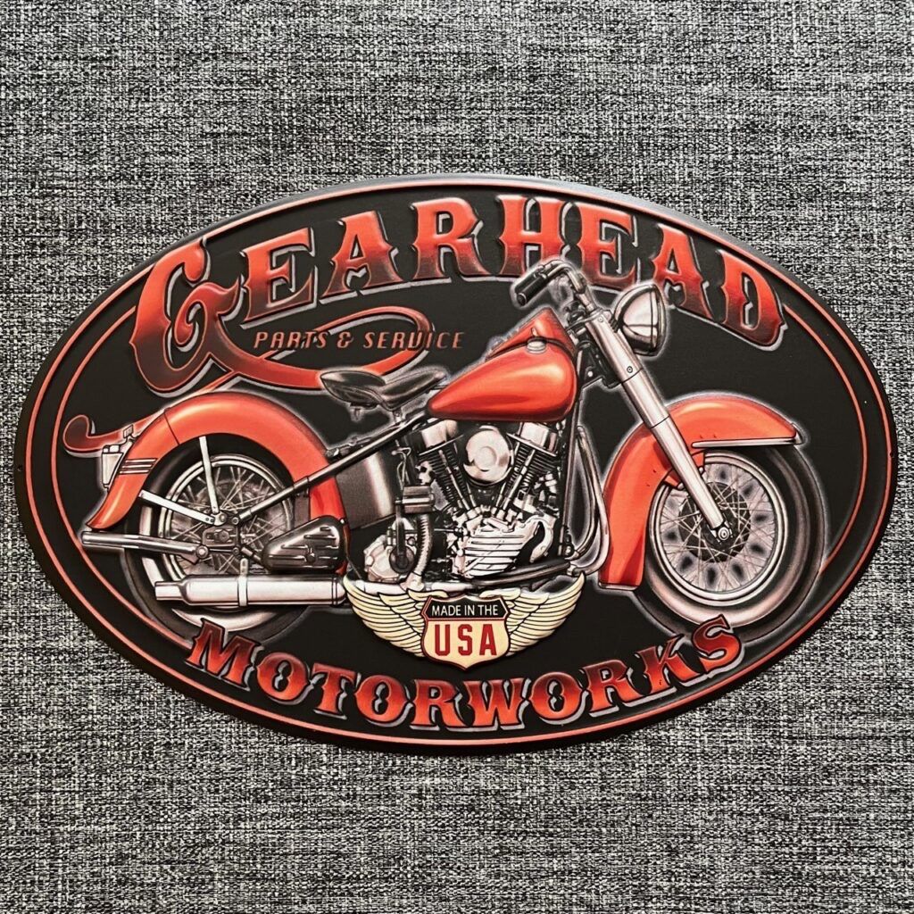 Insegne: Gearhead Metal Art Schild – Nuovo (secondo la descrizione) da Schwyz venduto da rs-trend