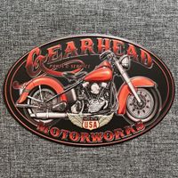 Gearhead Metal Art Schild