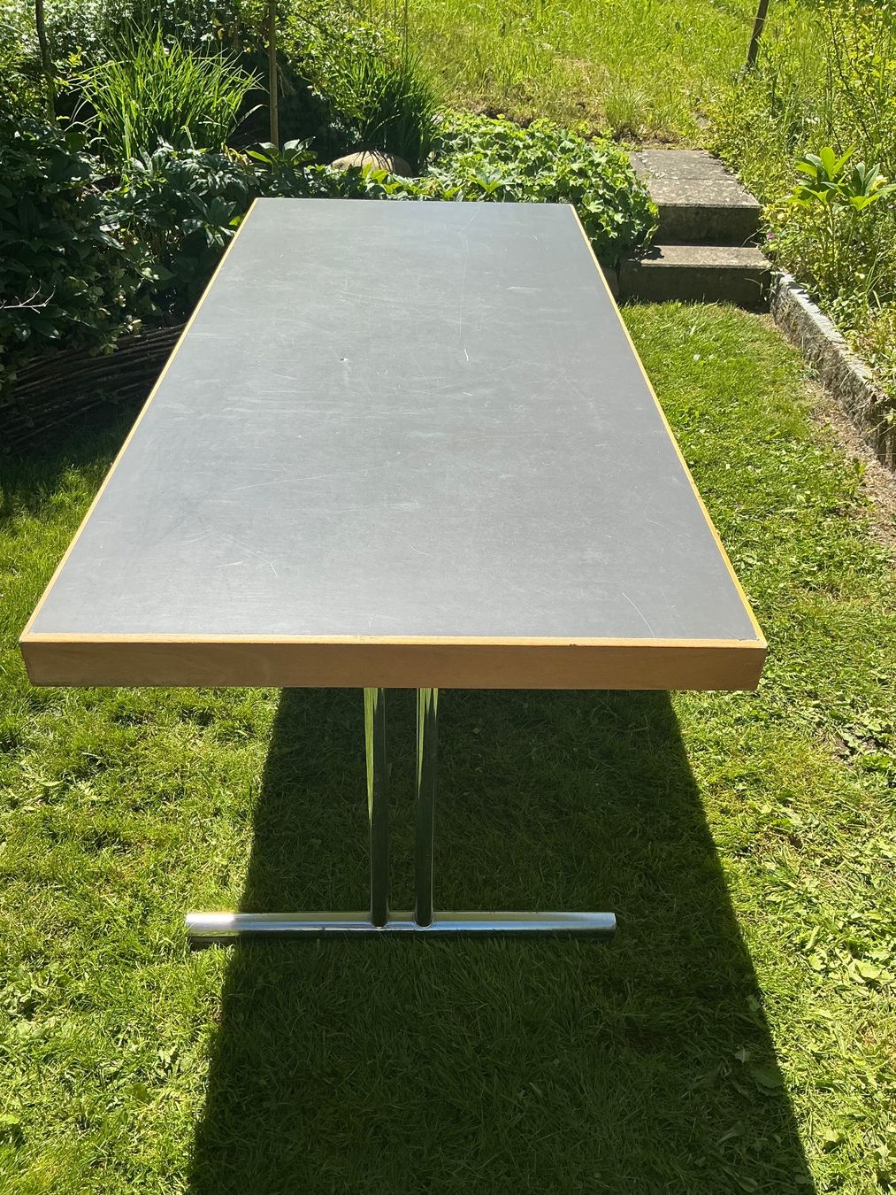 Tavoli: Klapptisch mit Echtholzkante / Dekor Buche – Usato da Bischofszell venduto da Fons42