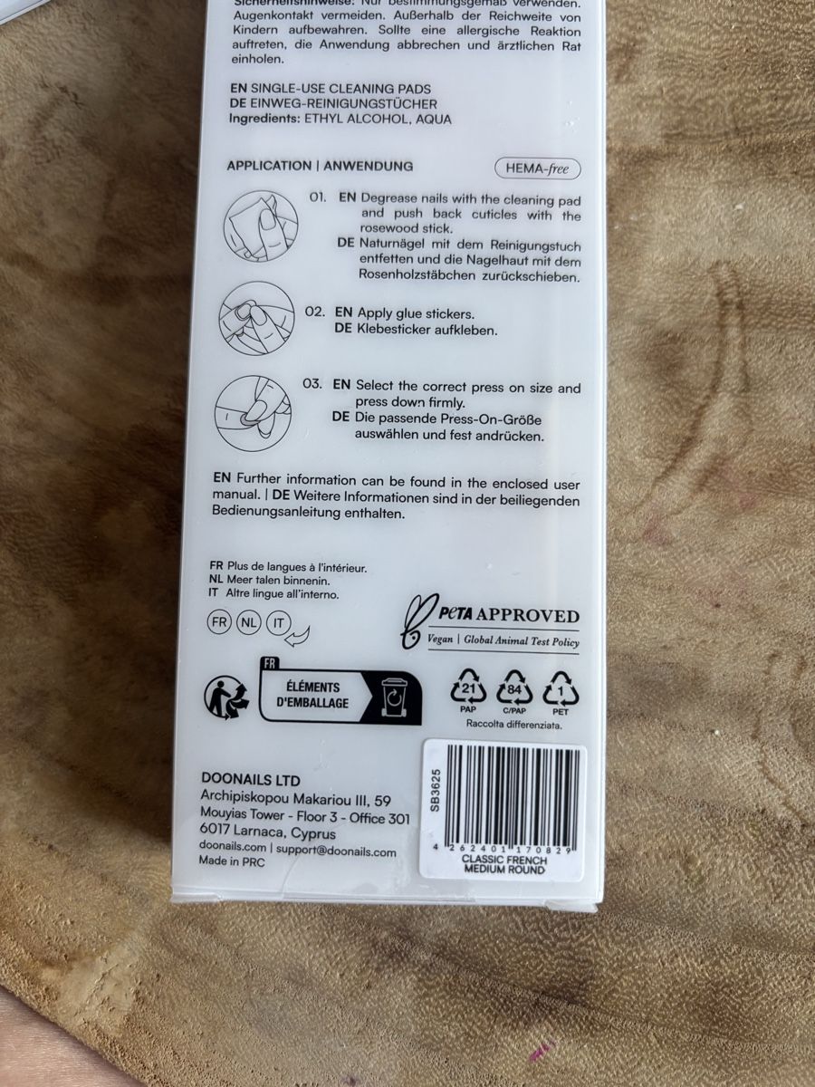 Künstliche Fingernägel: DOONAILS Kunstnägel Soft Gel Press On Medium Round – Neu und originalverpackt aus Frauenfeld von myl_msh9 1
