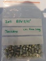 Meccano Zoll BSW 5/32" Schrauben ca. 6mm lang