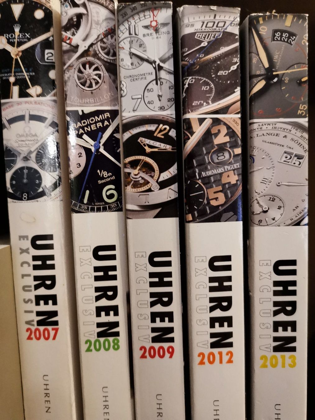 Zeitschriften & Magazine: UHREN EXCLUSIV 2007 2008 2009 2012 2013 – Gebraucht aus Rüti ZH von Oldexplorer