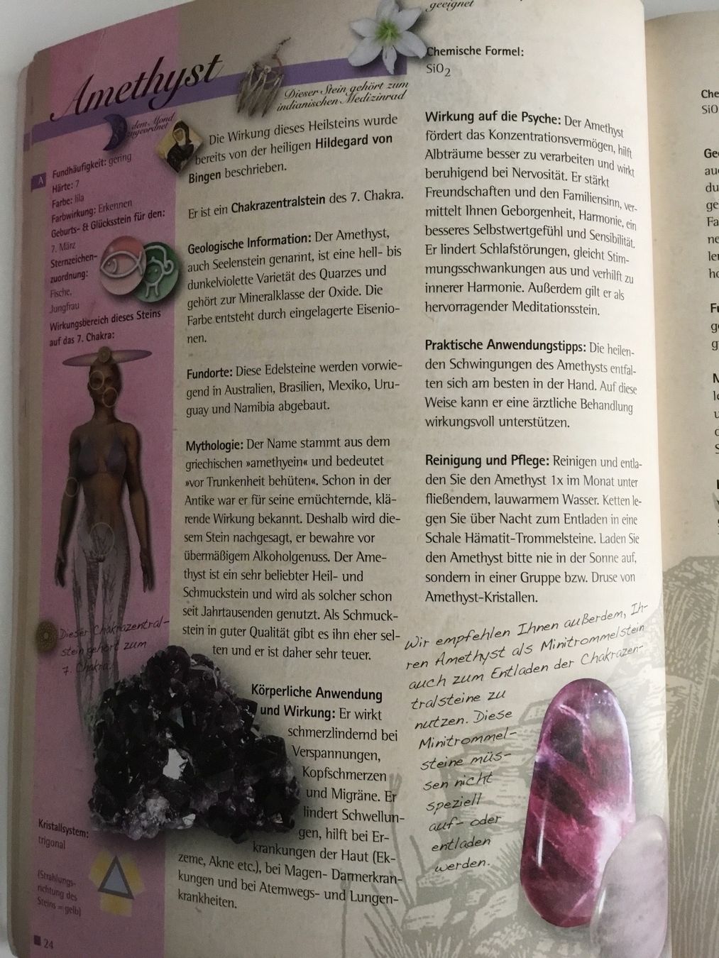 Minerali & Pietre curative: Engel aus Amethyst Heilstein – Nuovo e nell'imballaggio originale da Doppleschwand venduto da lapis106 3