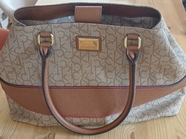 Calvin Klein Handtasche, Top Zustand, braunes Leder, gross