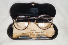 Antike Brille Brillengestell Schildpatt top Zustand Optiker
