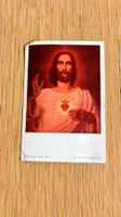 Antike Andachtskarte Herz Jesu, Fritz Kunz, Solothurn.