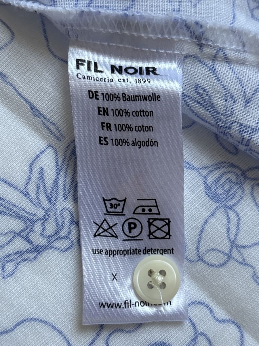 Blusen: Fil Noir Hemd, Grösse 44, Blumenmuster! – Gebraucht aus langenthal von rundholz7 6