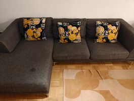 Ecksofa in Grau / Corner Sofa in Grey