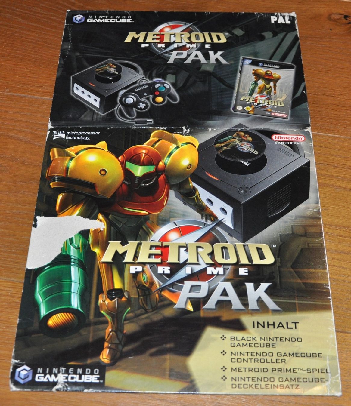 Nintendo Spiele: Metroid Prime Pak Kartonschuber (GameCube) – Gebraucht aus Gelterkinden von Ltsmash