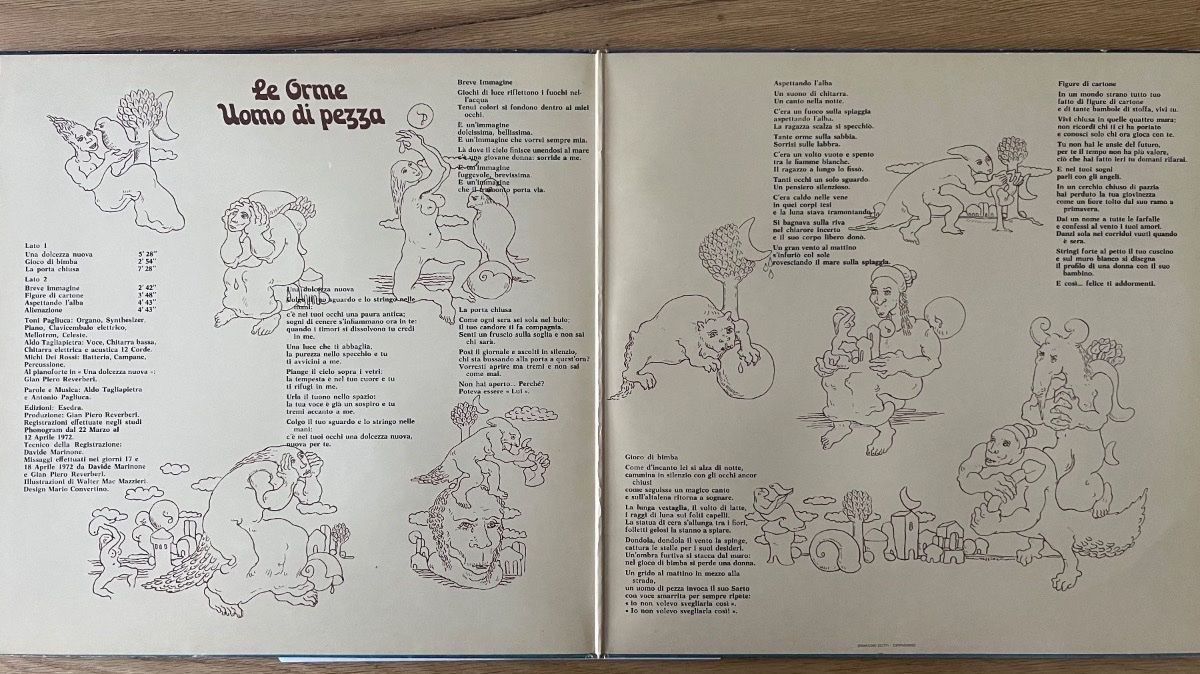 Dischi in vinile: Le Orme - Uomo Di Pezza / 1. Italy-Press. 1972 - TOP – Usato da Gais venduto da soundcave57 2
