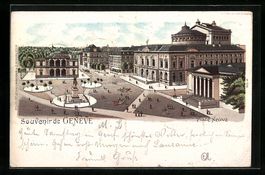 Litho Geneve, Place Neuve, Gebäudeansic