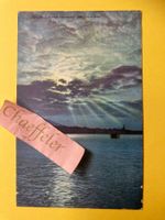 1918 Zürich. Abendstimmung am Zürichsee