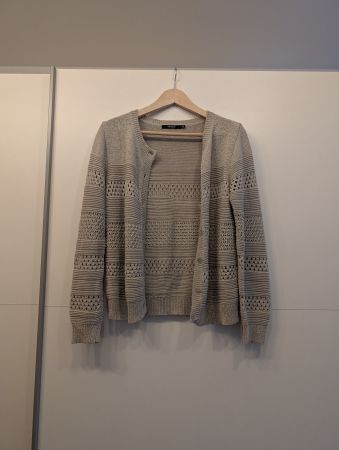 Navyboot Strickjacke Beige Gr. 36