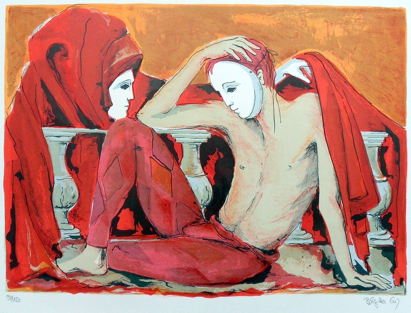 Arts picturaux & lithographies: Brigitta Enz - Venise - Lithographie – D'occasion à Montmelon par canelle-12