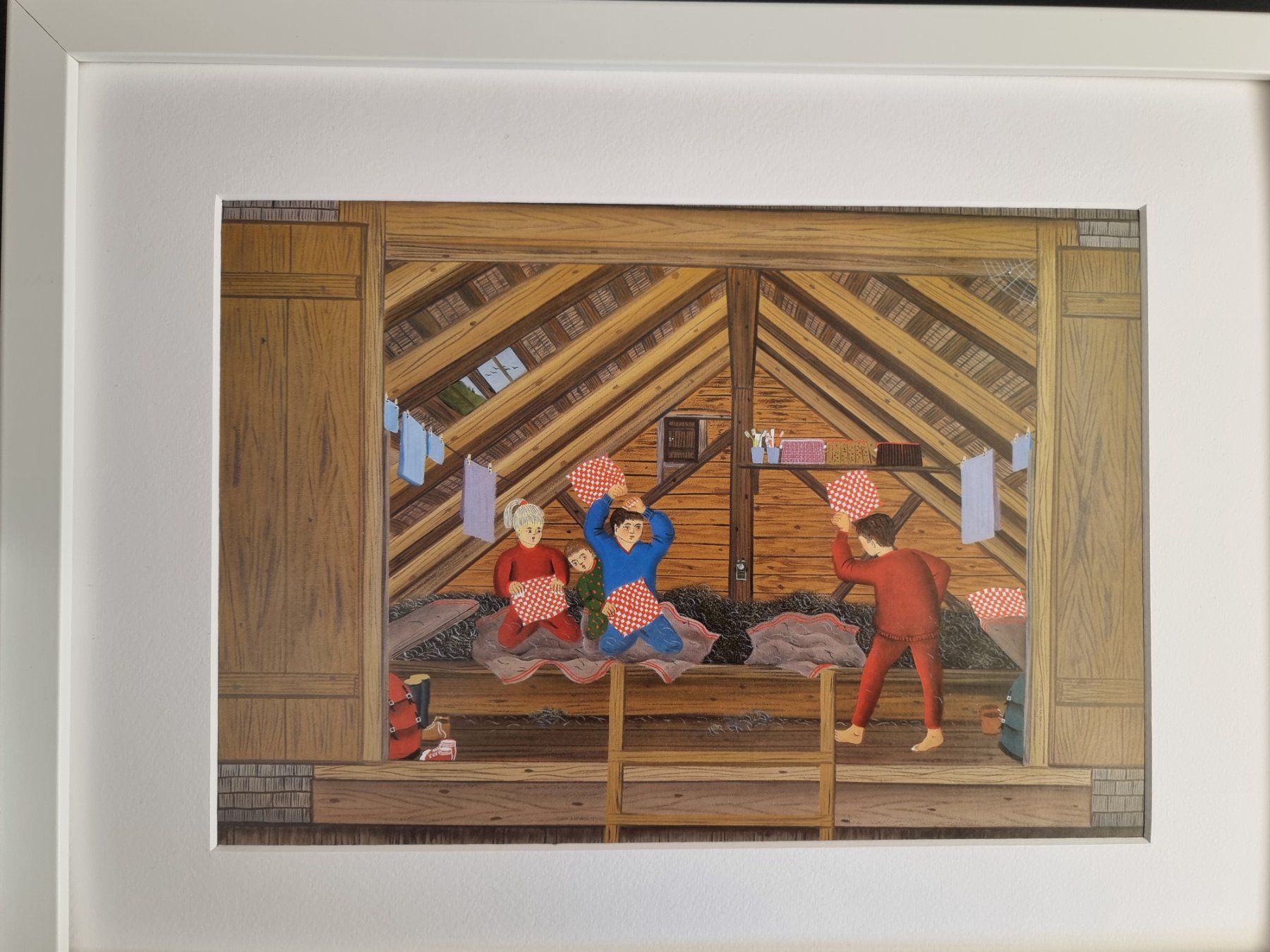 Foto & Immagini: BARBARA BILD HINTER PASSEPARTOUT MONTIERT MIT RAHMEN – Usato da Gersau venduto da grafik-kunst 2