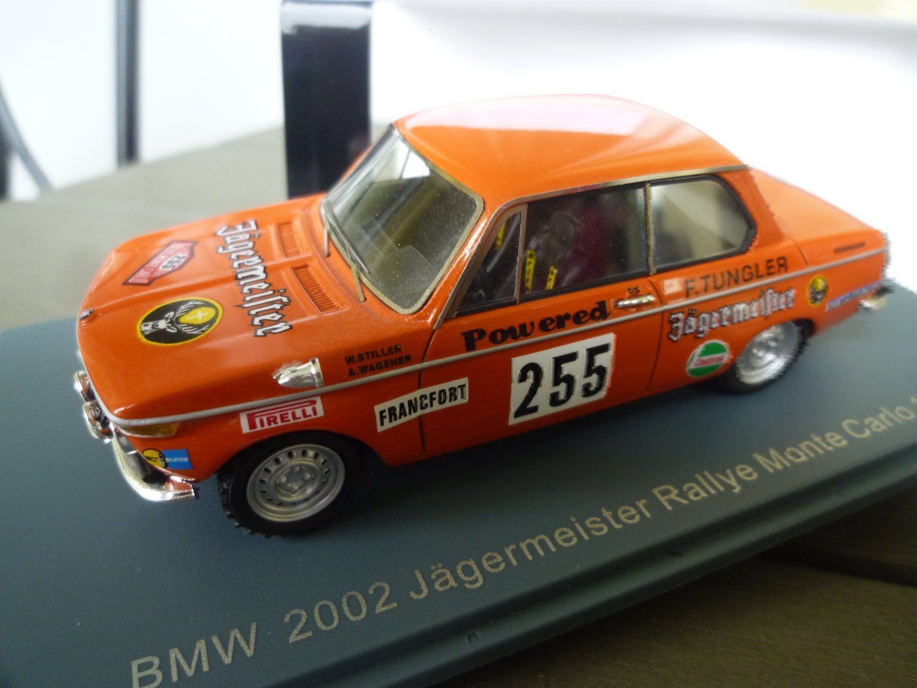 BMW Modellini d'auto: BMW 2002 (Rally Monte Carlo 1973) – Nuovo e nell'imballaggio originale da Flawil venduto da Imperiosud 6