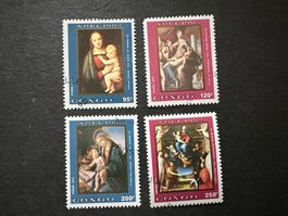 Congo Christmas  Set of 4 Stamps  gest. (E940)