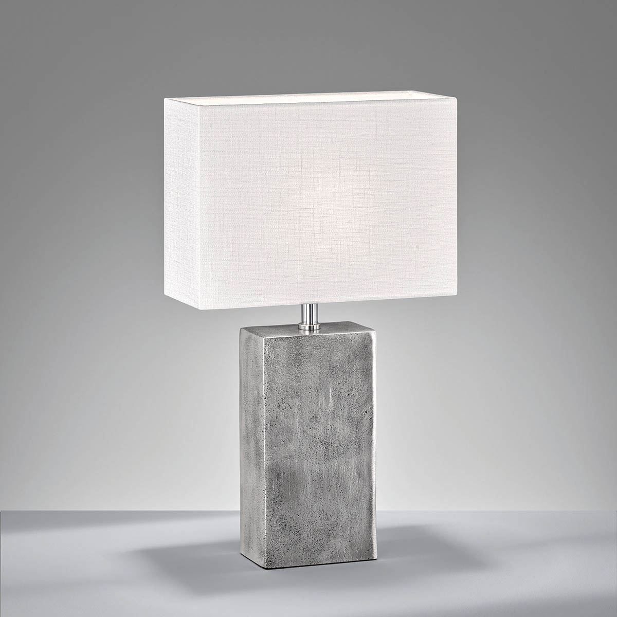Lampade: Tischleuchte, Nickel, Antik, 50 cm Höhe – Nuovo (secondo la descrizione) da Kreuzlingen venduto da Smart-Light
