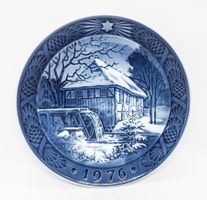 Royal Copenhagen Jule Aften Weihnachtsteller 1976 Noël