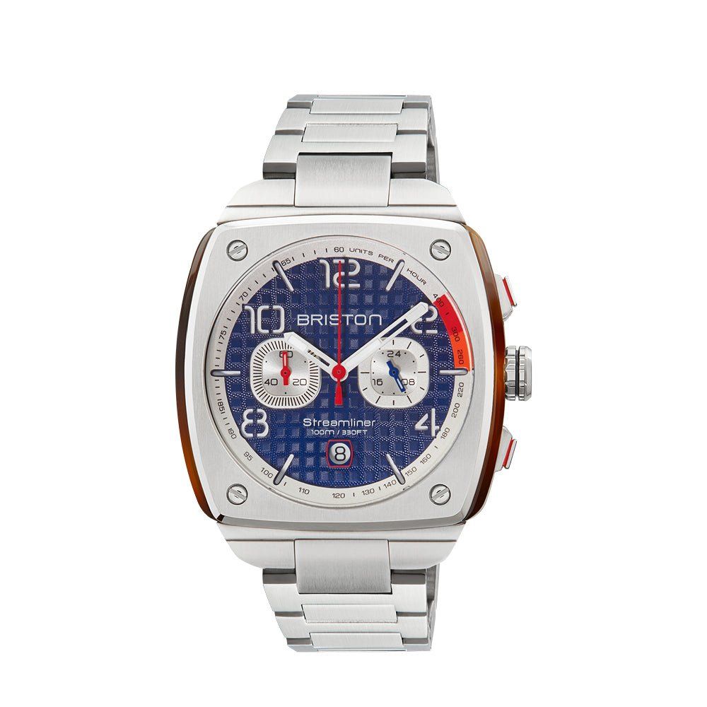 Orologi: Briston Streamliner Urban Chrono Blue 24142.S – Nuovo e nell'imballaggio originale da Carouge GE venduto da Watchaser