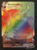 Pokemon Greedent Vmax Rainbow Fusion Strike Englisch