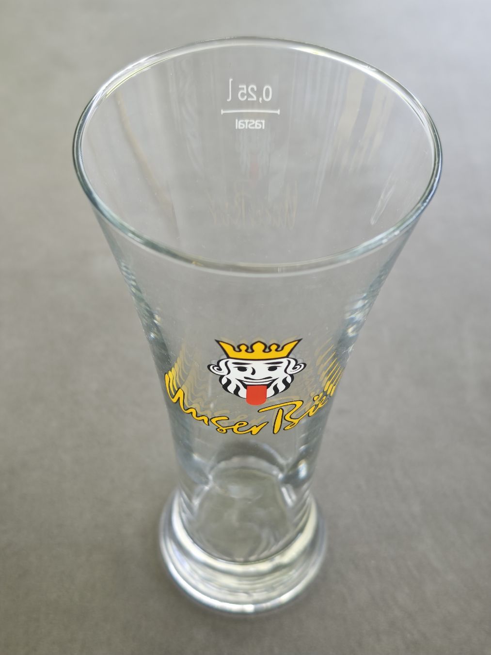 Bicchieri: Original Unser Bier Glas, 0.25l, nie gebraucht – Nuovo (secondo la descrizione) da Bätterkinden venduto da Flotime