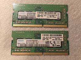 2x Samsung 8GB DDR4 2400 SODIMM