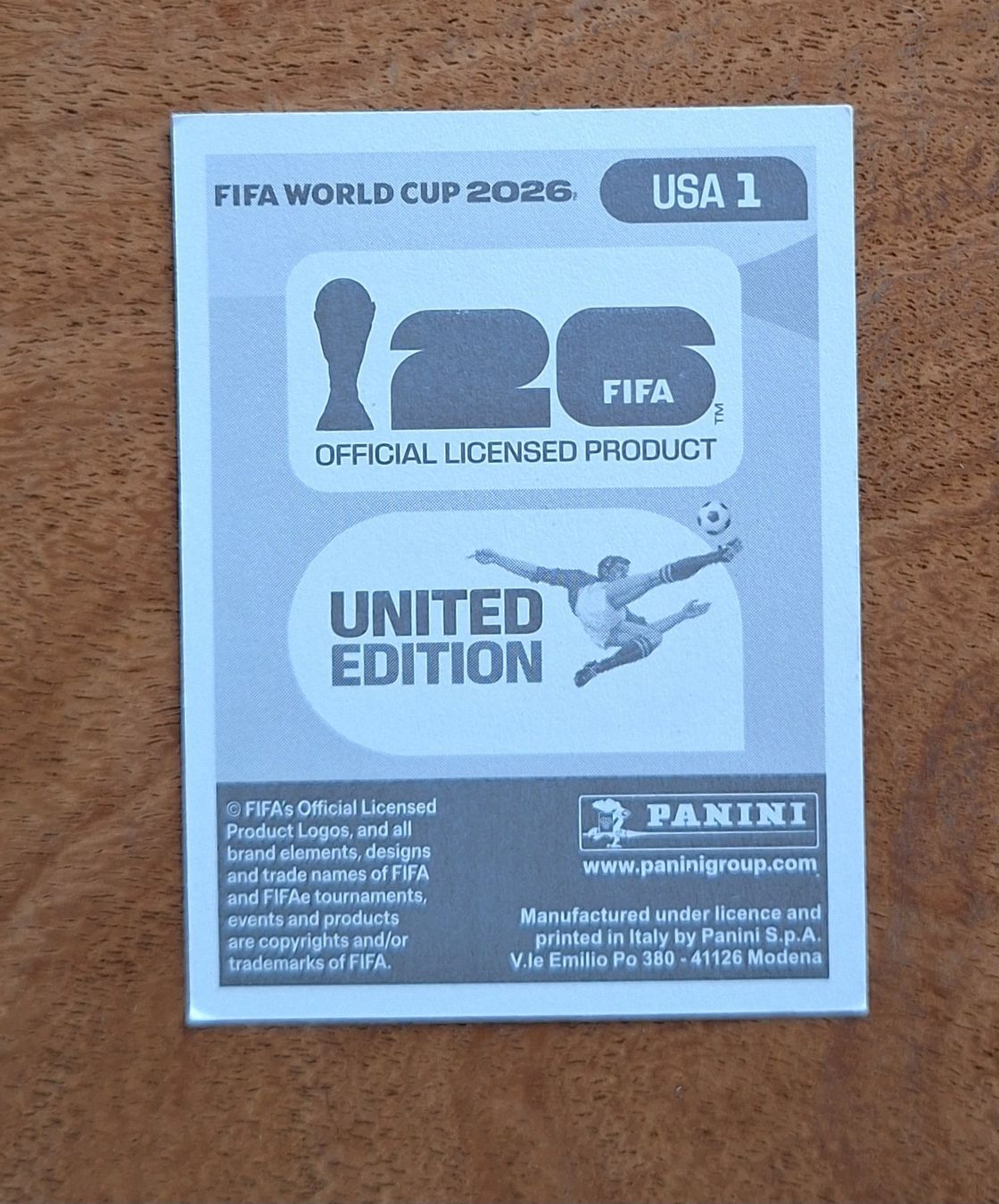 Panini Cartes à collectionner: Panini USA 1 – Neuf (Voir description) à Romanens par Crocette 1