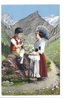 Appenzeller Trachten - Kinder im Alpstein - Rossmad - Säntis