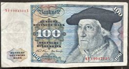 100 Deutsche Mark Banknote, 2. Januar 1970