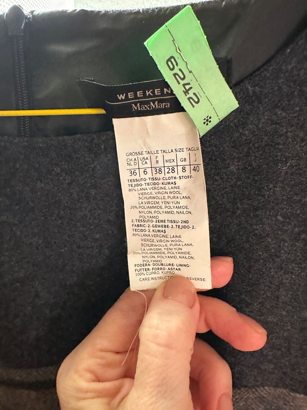 Max Mara Vestiti: MaxMara Weekend Wollkleid, kariert, Gr. 36 – Usato da Luzern venduto da Tinette 2