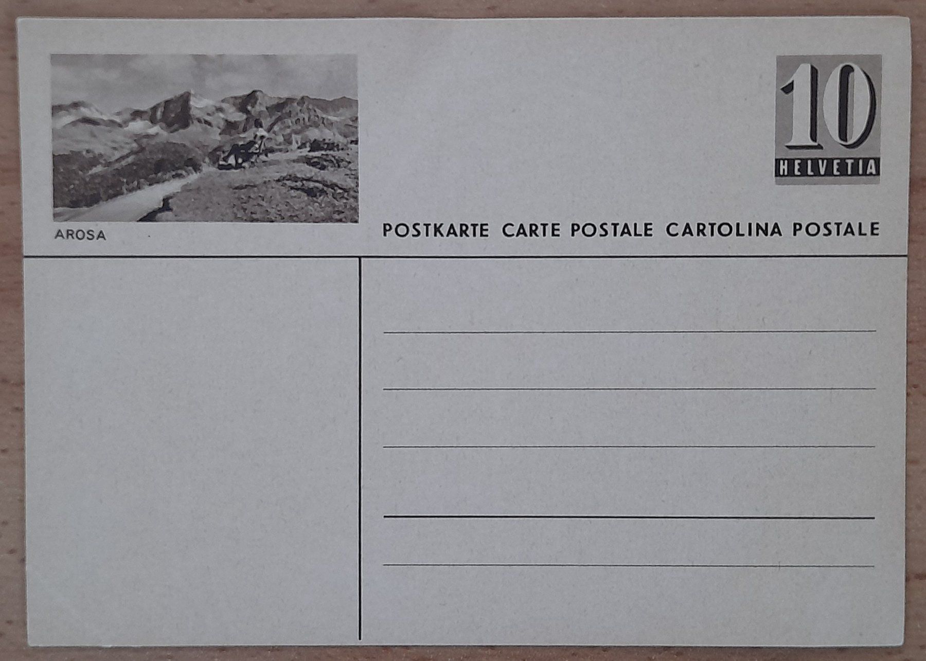 Cartoline postali: Postkarten alt 4x SCHWEIZ – Usato da Muttenz venduto da Hotschahi 8