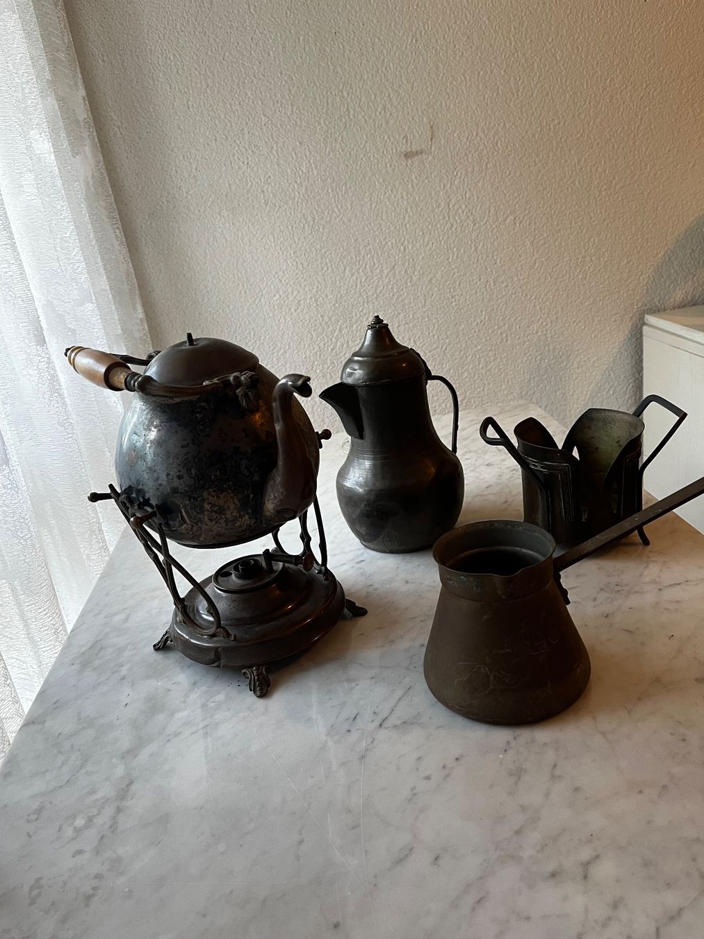Teekannen: Kupfer Kannenset – Gebraucht aus Bad Zurzach von 1927Thomas