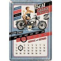 Blechschild Tischkalender - BEST GARAGE