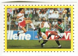 Block "Fussball". Malediven.