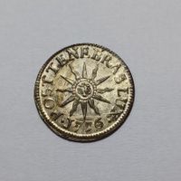 6 Deniers / 2 Quarts 1776 Genf stgl