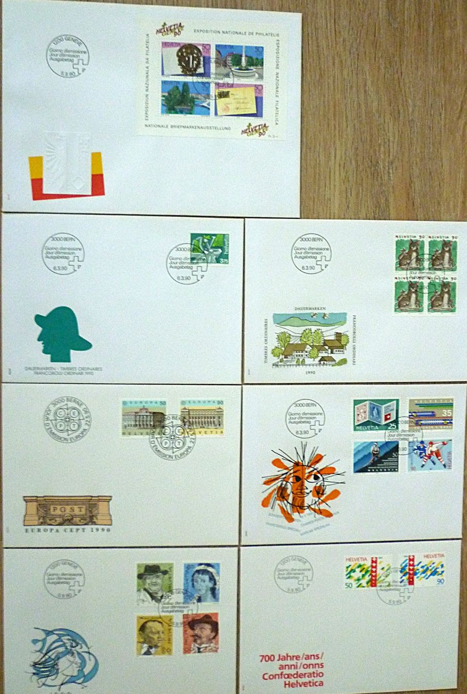 Tutti i francobolli: Über 100 FDC mit Sonder- und Dauermarken 1981-1996 – Nuovo (secondo la descrizione) da Frauenfeld venduto da ottoleo 6