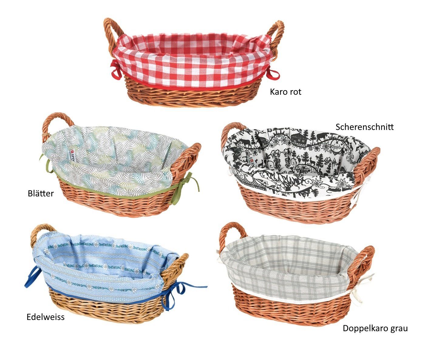 Behälter & Ähnliches: Spima Brotkorb oval - Auswahl – Neu und originalverpackt aus Kägiswil von pebart