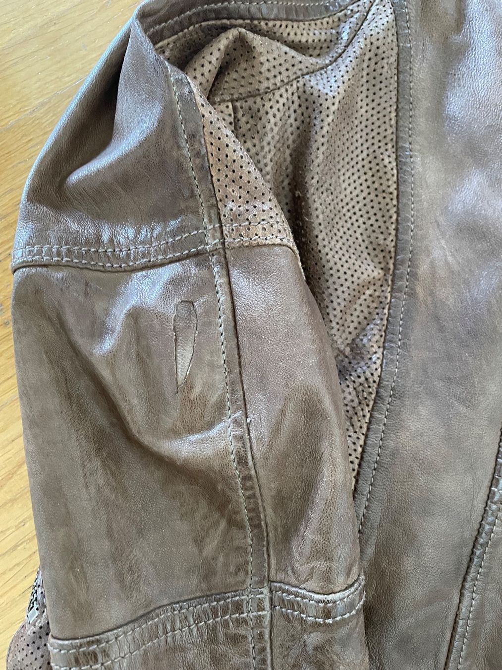 Giacche: Sportliche Lederjacke – Usato da Herrliberg venduto da celena46 2