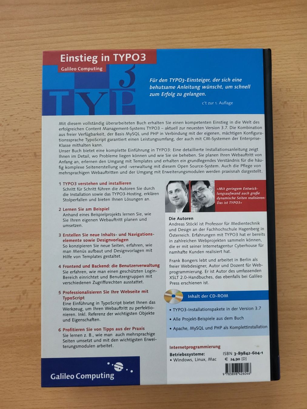 Libri: Buch Einstieg in TYPO3 Version 3.7 - Galileo Computing – Usato da Waltenschwil venduto da creativeline 1