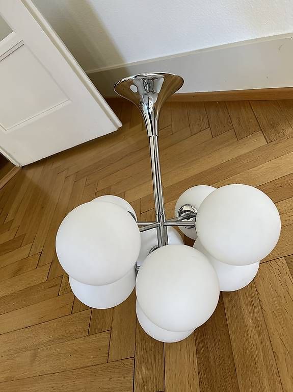 Temde Leuchten Lampadari & plafoniere: 60iger Deckenlampe von Temde mit Max Bill – Usato da Basel venduto da fufa11 1