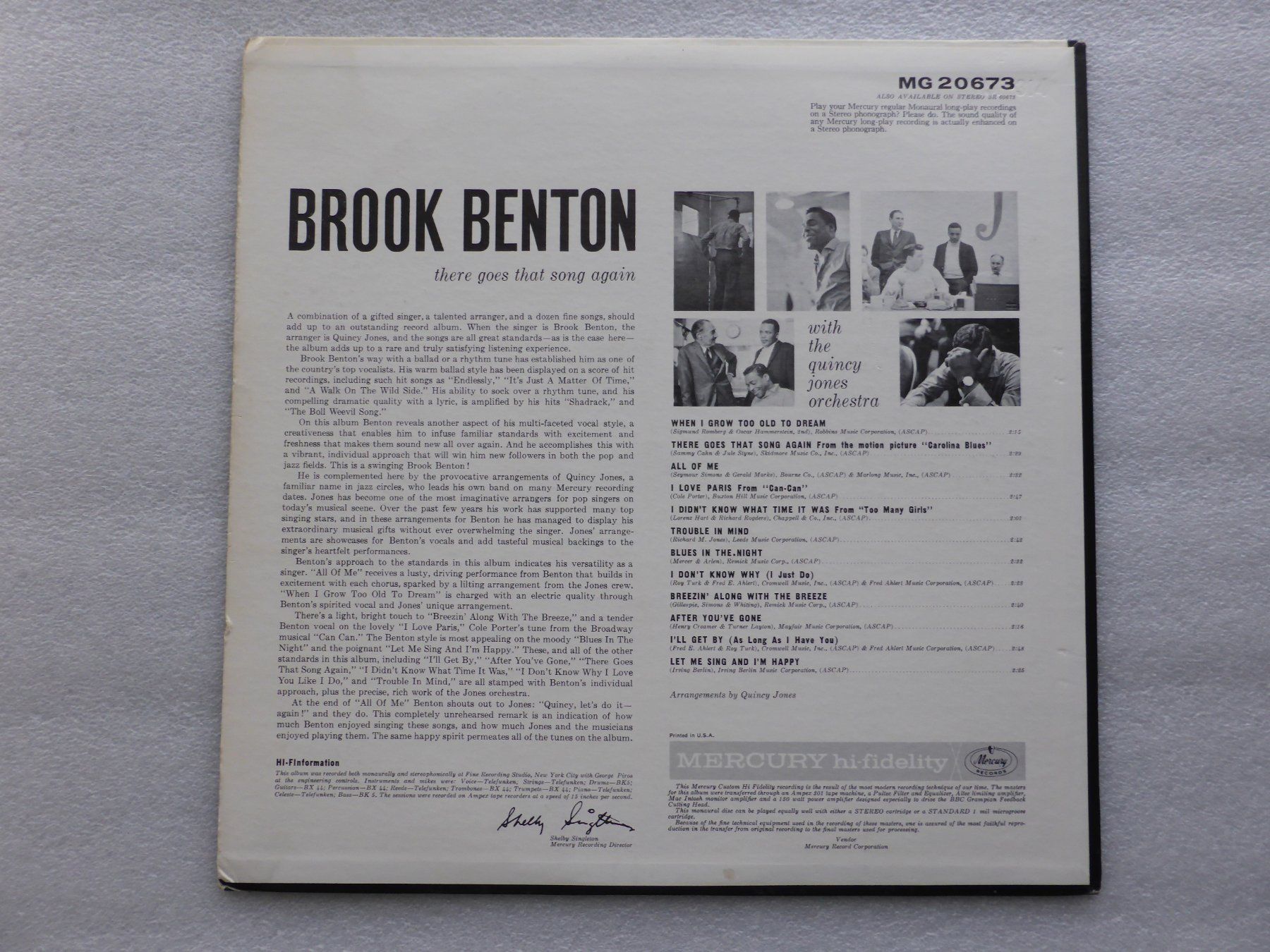 Dischi in vinile: VINYL  LP  BROOK BENTON – Usato da Küssnacht am Rigi venduto da Sunnestrahl 3