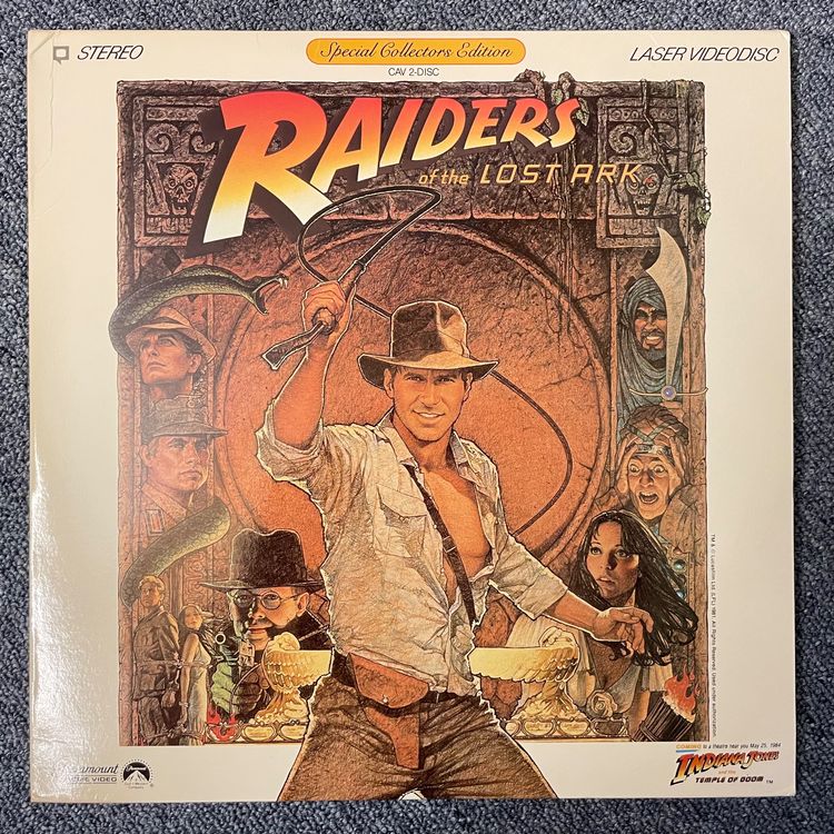 Harrison Ford: RAIDERS of the lost ark - LASER DISC - Engl. (Gebraucht ...