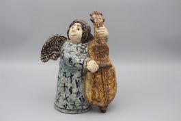 "Engel mit Bass Künstler * Ueli Schmutz (1932-2024) *