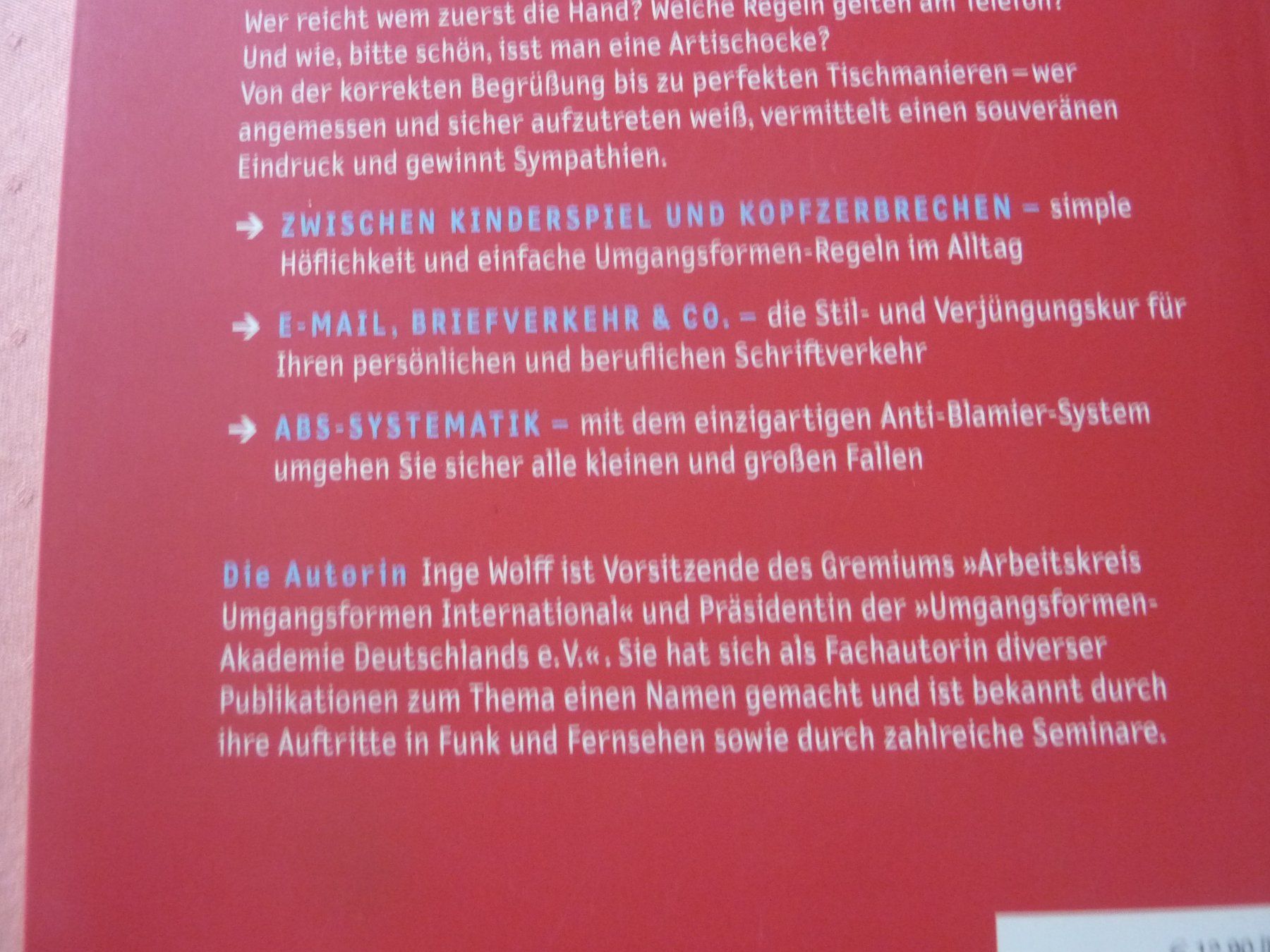 Libri: Buch: Anti-Blamier-Knigge, neu – Nuovo (secondo la descrizione) da Triengen venduto da Nussbaum14 4